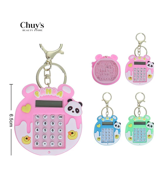 Llavero Calculadora Panda
