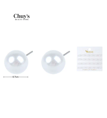 Pendientes 12 Pcs 8mm - Chuys Beautys | Chuy's Beautys Store