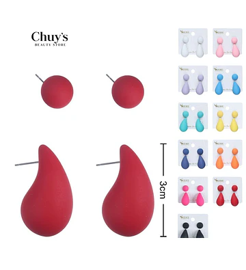 Zarcillos colores variados - Chuys Beautys | Chuy's Beautys Store