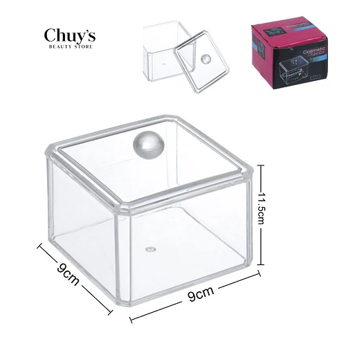 Organizador de acrilico con tapa - Chuys Beautys | Chuy's Beautys
