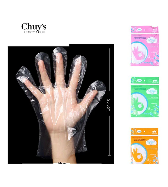 Guantes desechables para tratamientos