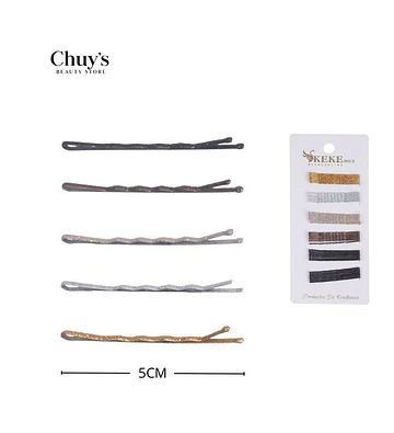 Trabas de peinados dorado/plateado - Chuys Beautys | Chuy's Beautys Store