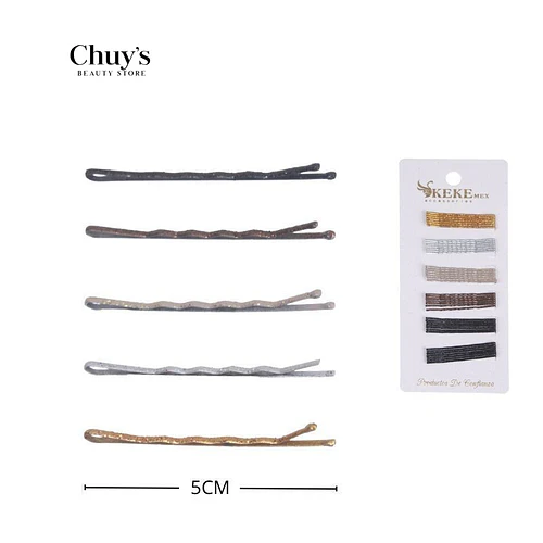 Trabas de peinados dorado/plateado - Chuys Beautys | Chuy's Beautys