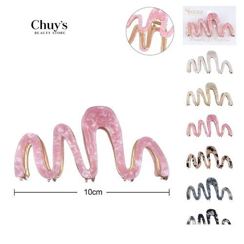 Ganchetas con Diseños Coloridas - Chuys Beautys | Chuy's Beautys