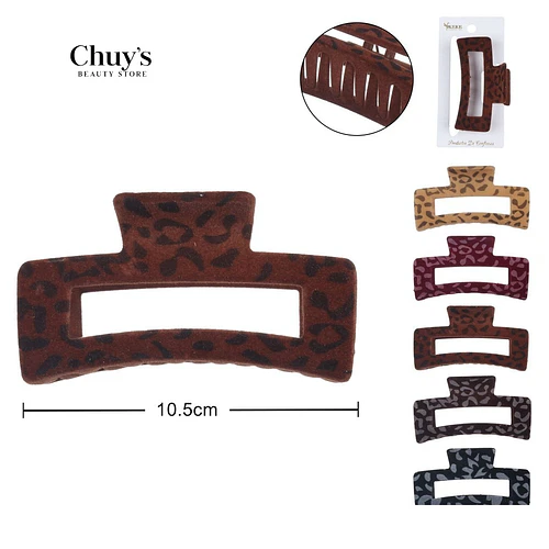 Clip de cabello estampado leopardo - Chuys Beautys | Chuy's Beautys