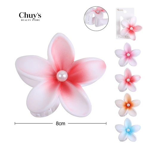 Ganchetas Hawaianas Flor - Chuys Beautys | Chuy's Beautys