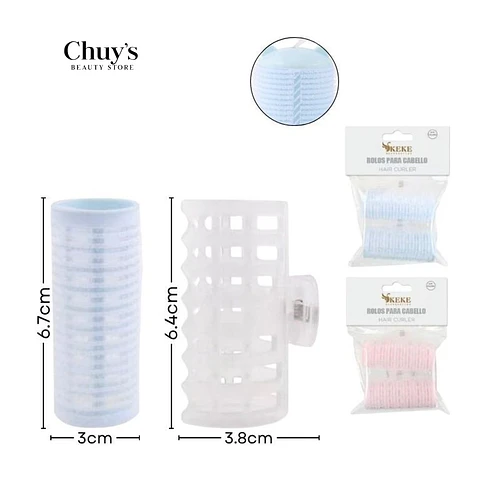 Rizador de Cabello Manual 64*38mm 2pcs - Chuys Beautys | Chuy's Beautys
