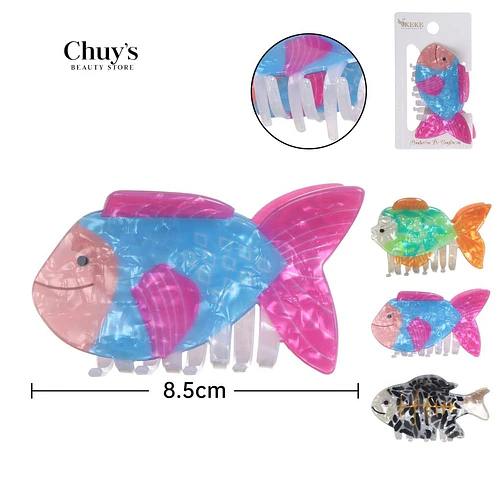 Ganchetas Pez Coloridas - Chuys Beautys | Chuy's Beautys