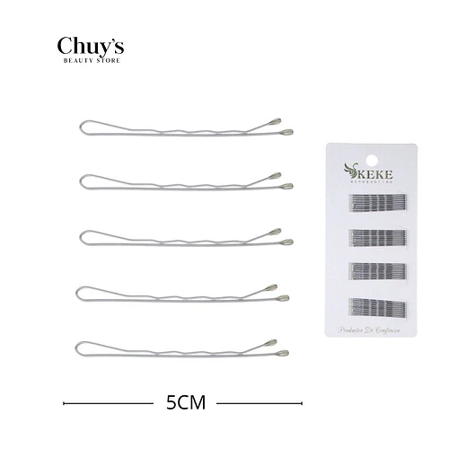Trabas plateada 5 cm - Chuys Beautys | Chuy's Beautys