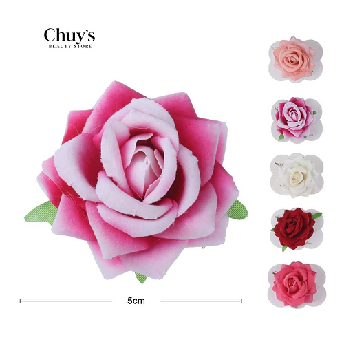 Pinche de Flor Rosa - Chuys Beautys | Chuy's Beautys