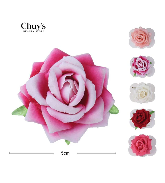 Pinche de Flor Rosa