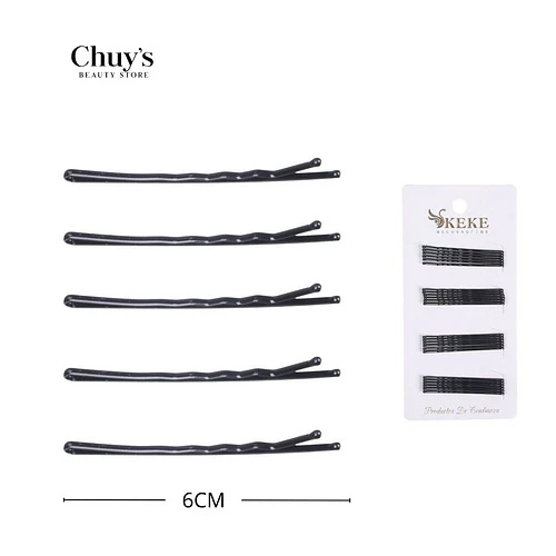 Trabas negras para peinados 24pcs - Chuys Beautys | Chuy's Beautys