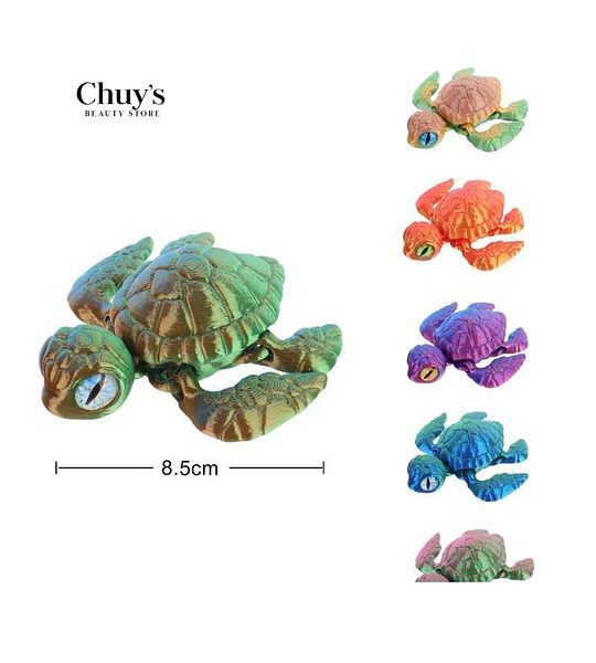 Tortuga Articulada 3D 8,5cm
