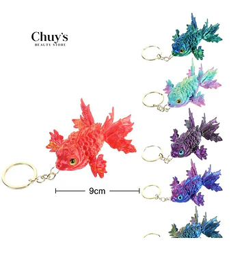 Llavero Articulado Pez 3D 9cm - Chuys Beautys | Chuy's Beautys Store
