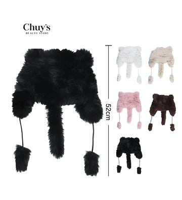 Gorros de invierno ruso con pompom - Chuys Beautys | Chuy's Beautys Store