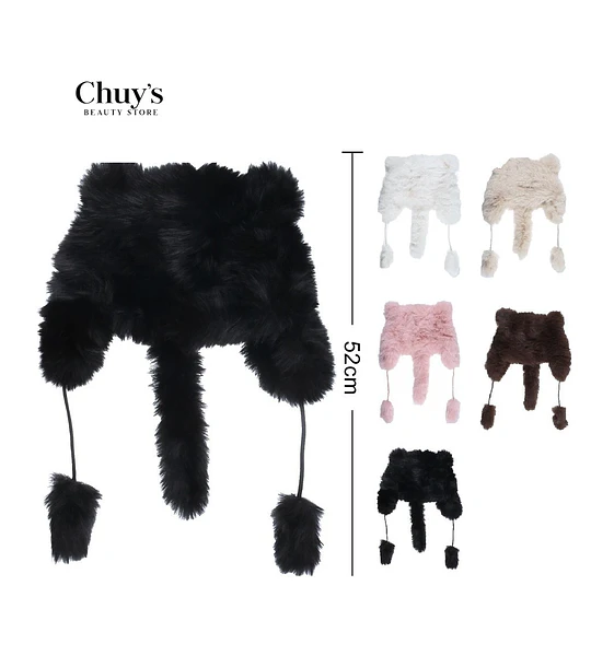 Gorros de invierno ruso con pompom