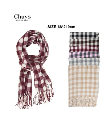 Bufandas estampadas de cuadros - Chuys Beautys | Chuy's Beautys Store
