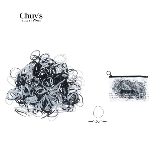 Elásticos para cabello 1500 Pcs - Chuys Beautys | Chuy's Beautys