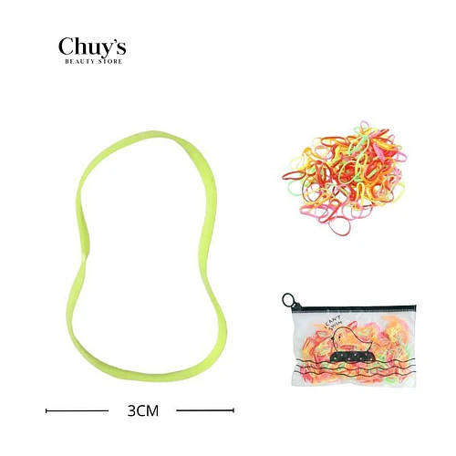 Elásticos 700 Pcs 3cm - Chuys Beautys | Chuy's Beautys