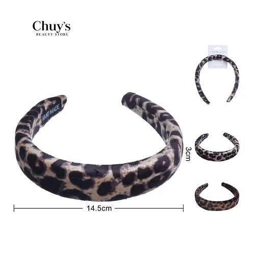 Cintillo Estampado Leopardo - Chuys Beautys | Chuy's Beautys