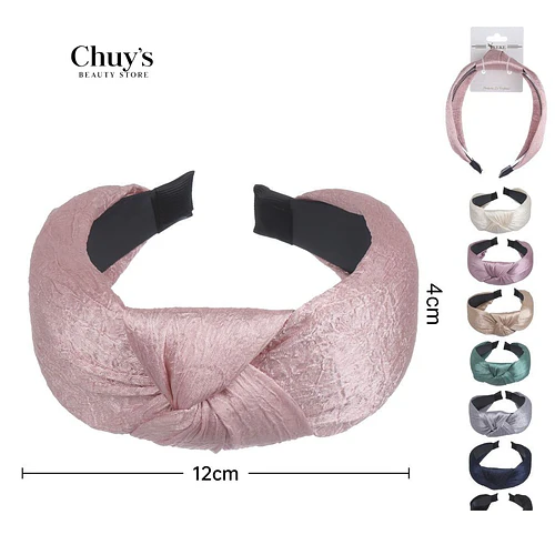Cintillo de Seda Rosa - Chuys Beautys | Chuy's Beautys