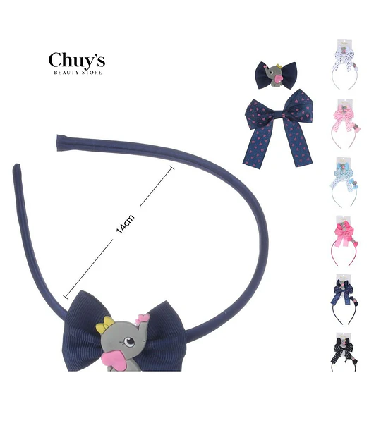 Set de cintillos y pinches para el cabello