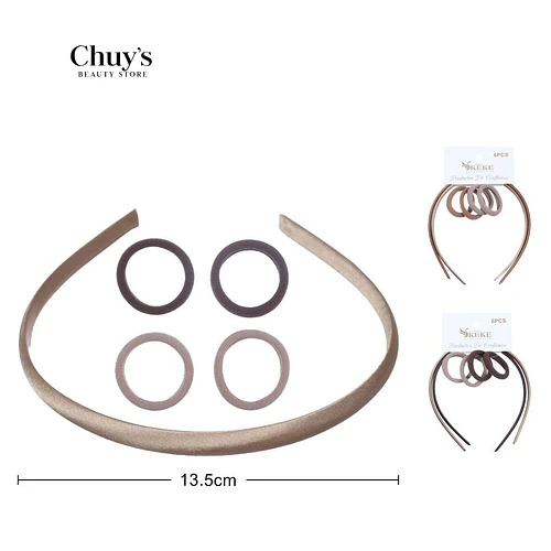 Set de Accesorios Cintillos y Colet - Chuys Beautys | Chuy's Beautys