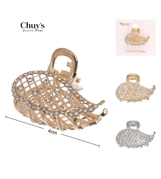 Ganchetas con Brillos 4cm