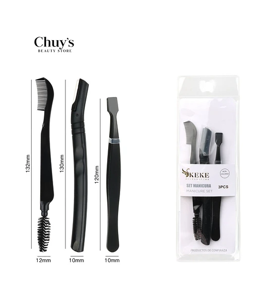Set para Cejas 3Pcs