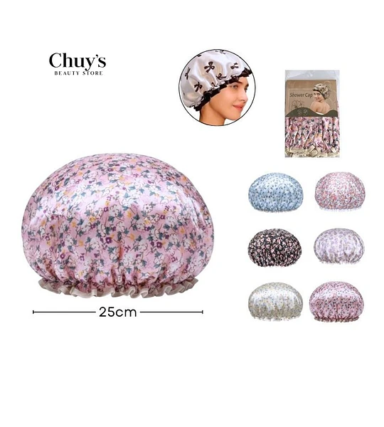 Gorro de Seda Floral