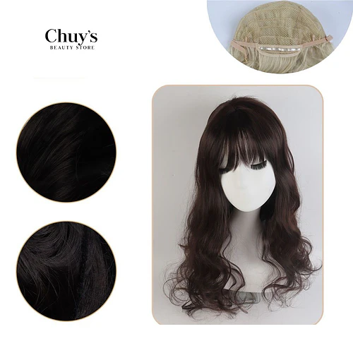 Peluca ondulada larga sintética - Chuys Beautys | Chuy's Beautys