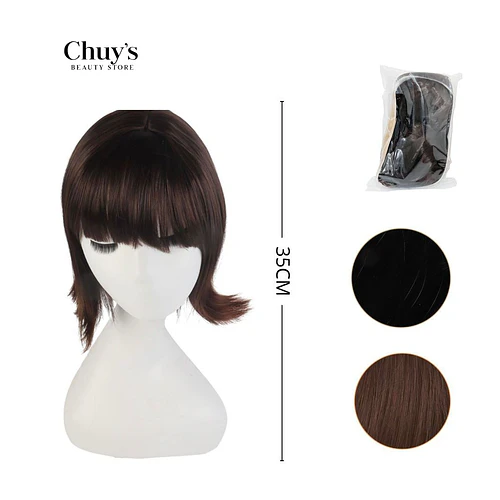 Peluca Corta Sintética - Chuys Beautys | Chuy's Beautys