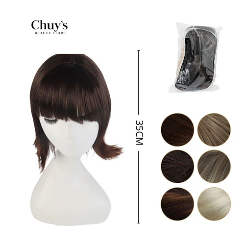 Peluca corta sintética - Chuys Beautys | Chuy's Beautys