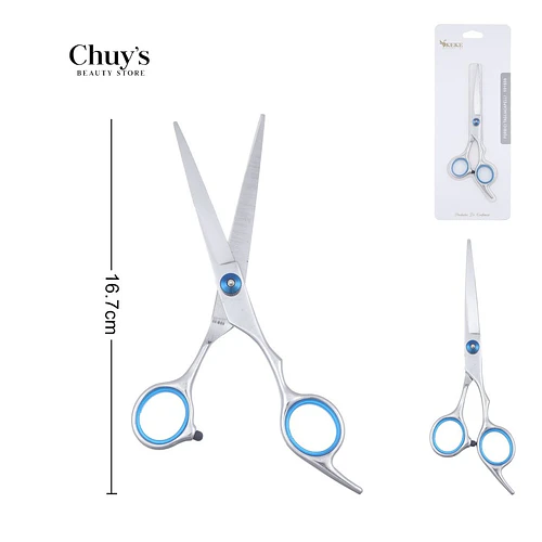 Tijeras para Cabello Acero Inoxidable 16,7cm - Chuys Beautys | Chuy's Beautys