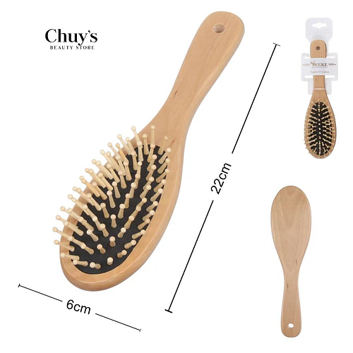 Cepillo de Madera 6*22cm - Chuys Beautys | Chuy's Beautys