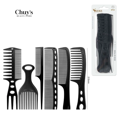 Set de Peinetas Negras - Chuys Beautys | Chuy's Beautys