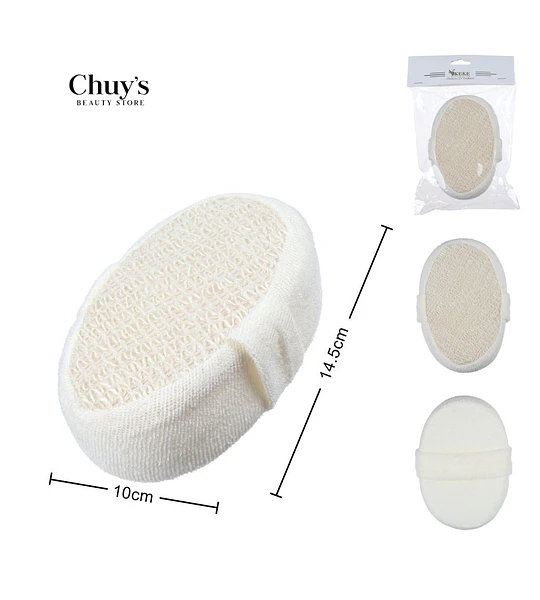 Esponja exfoliante de baño