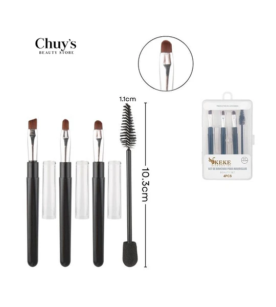 Set de Brochas de Maquillaje