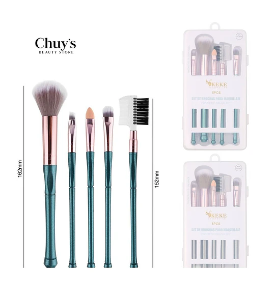 Set de Brochas de Maquillaje