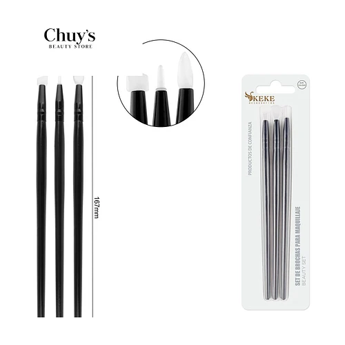 Pinceles Punta de Goma - Chuys Beautys | Chuy's Beautys