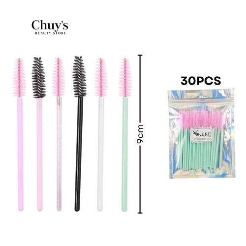 Cepillos para Pestañas 30 Pcs - Chuys Beautys | Chuy's Beautys