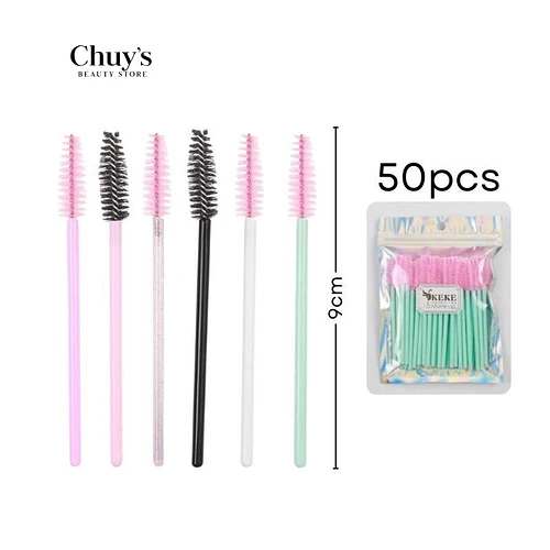 Cepillos para Pestañas 50 Pcs - Chuys Beautys | Chuy's Beautys