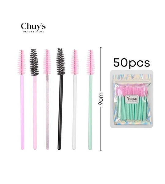 Cepillos para Pestañas 50 Pcs