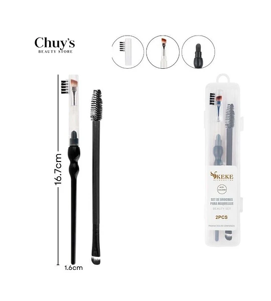Brocha y Peineta para Cejas