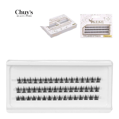 Pestañas por Punto 10mm 60pcs - Chuys Beautys | Chuy's Beautys