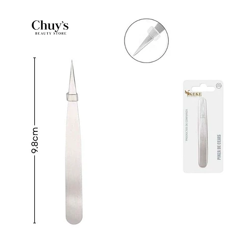 Pinzas de Cejas Acero Inoxidabl - Chuys Beautys | Chuy's Beautys