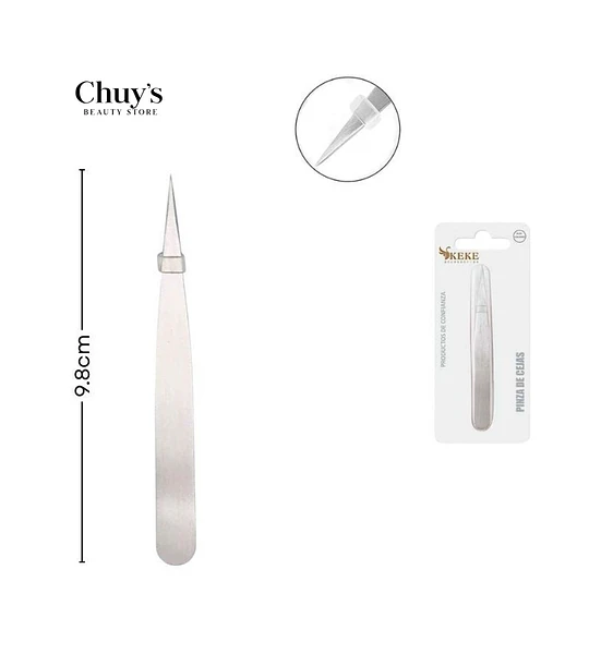 Pinzas de Cejas Acero Inoxidabl