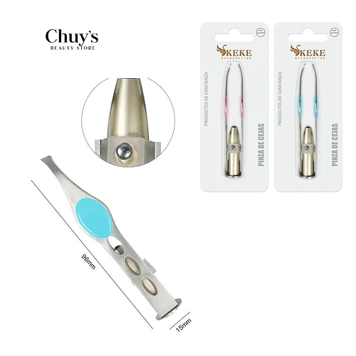 Pinzas para cejas con luz - Chuys Beautys | Chuy's Beautys