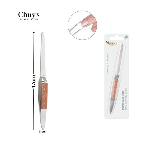 Pinza pedicura acero inoxidable 173*21mm - Chuys Beautys | Chuy's Beautys