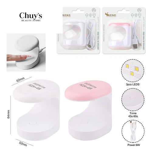 Lampara LED Portatil de Secado de Unas USB - Chuys Beautys | Chuy's Beautys